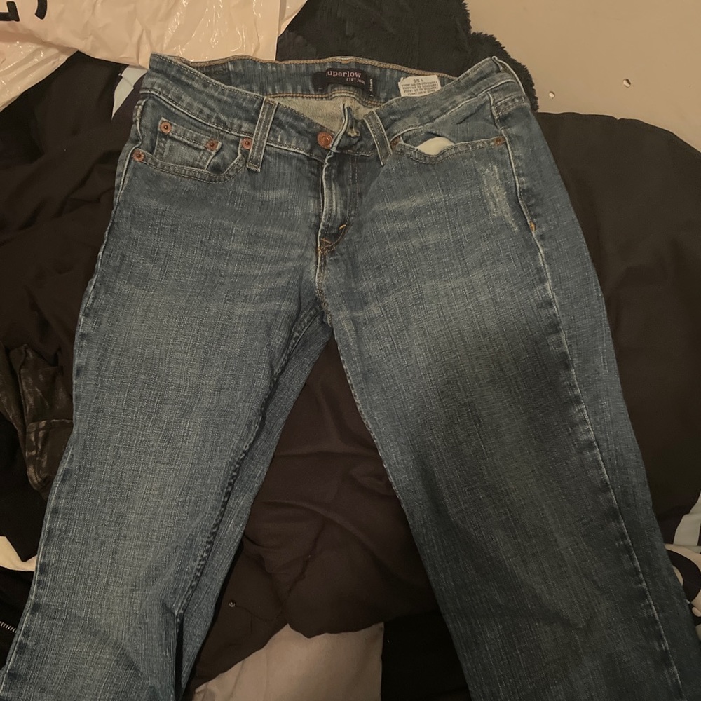 Levi’s 518 super low bootcut jeans